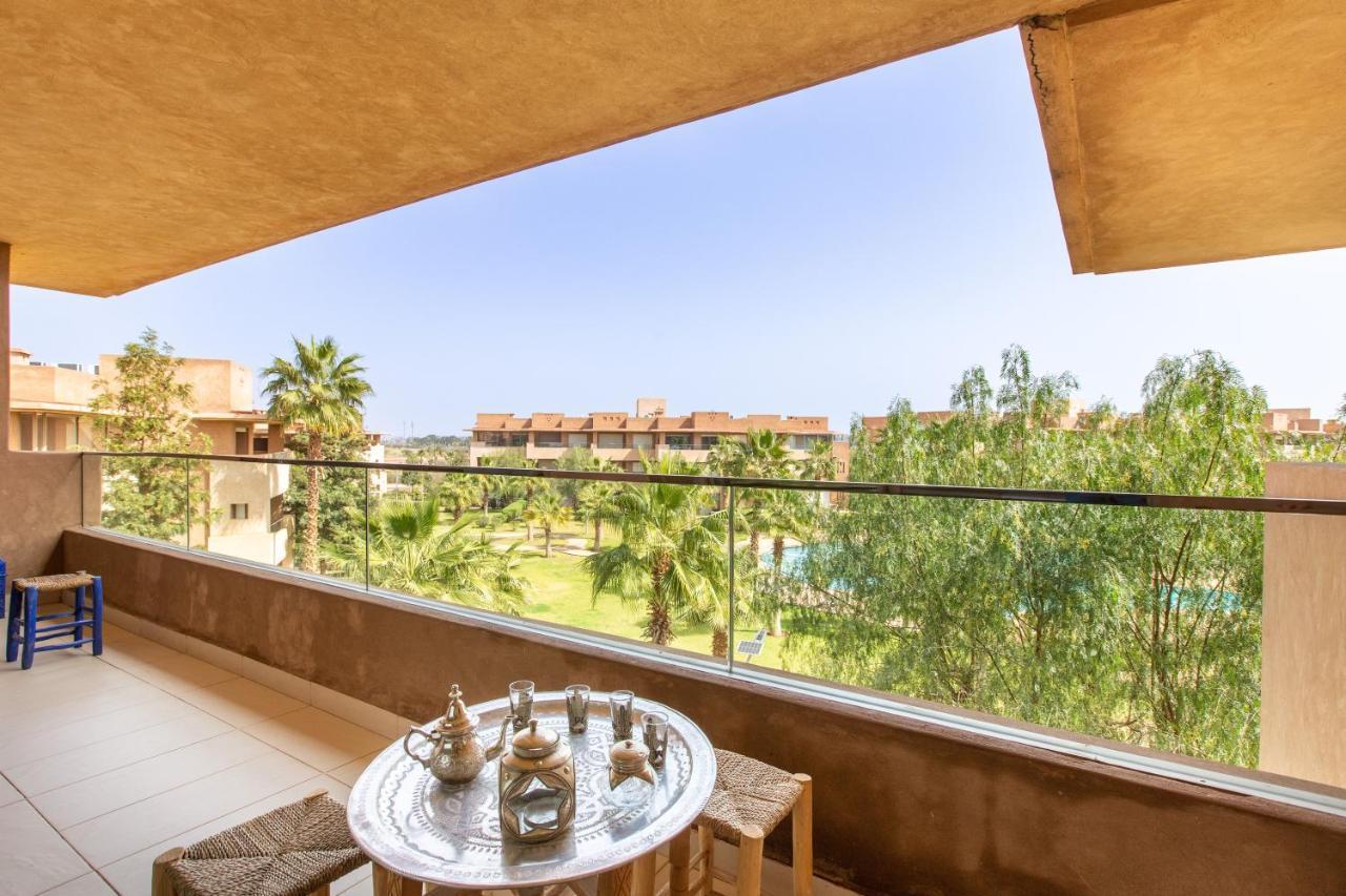 Escale De Charme - Prestigia Golf - Vue Piscine Apartment มาร์ราเกช ภายนอก รูปภาพ