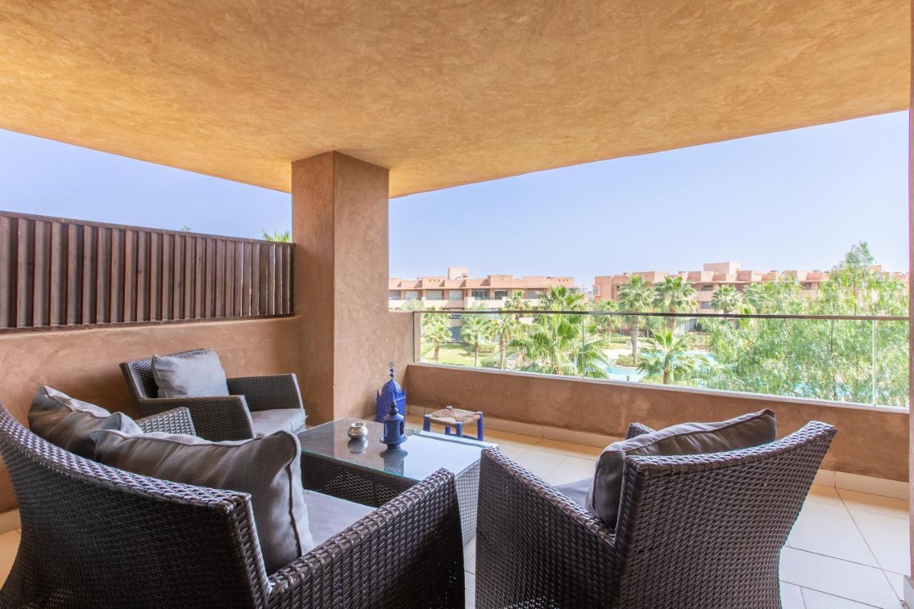 Escale De Charme - Prestigia Golf - Vue Piscine Apartment มาร์ราเกช ภายนอก รูปภาพ