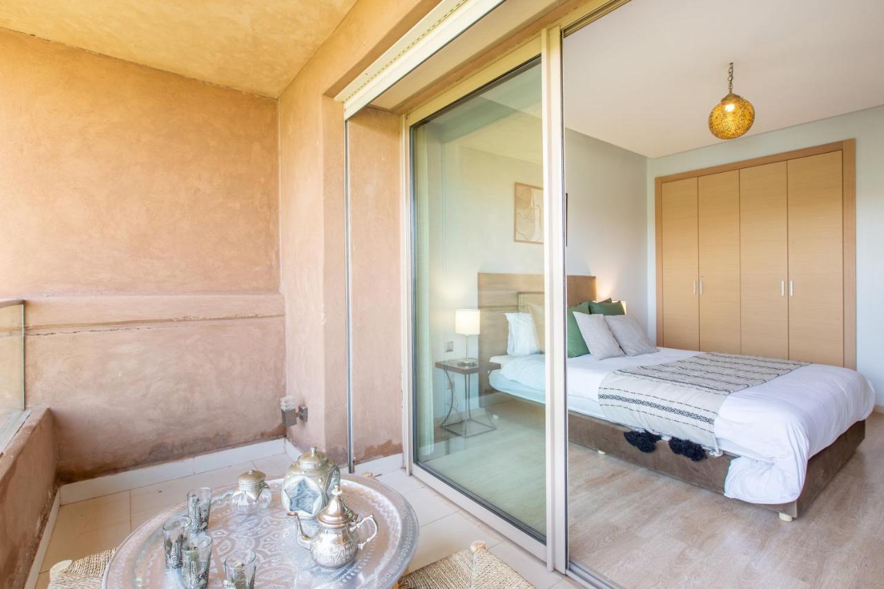 Escale De Charme - Prestigia Golf - Vue Piscine Apartment มาร์ราเกช ภายนอก รูปภาพ